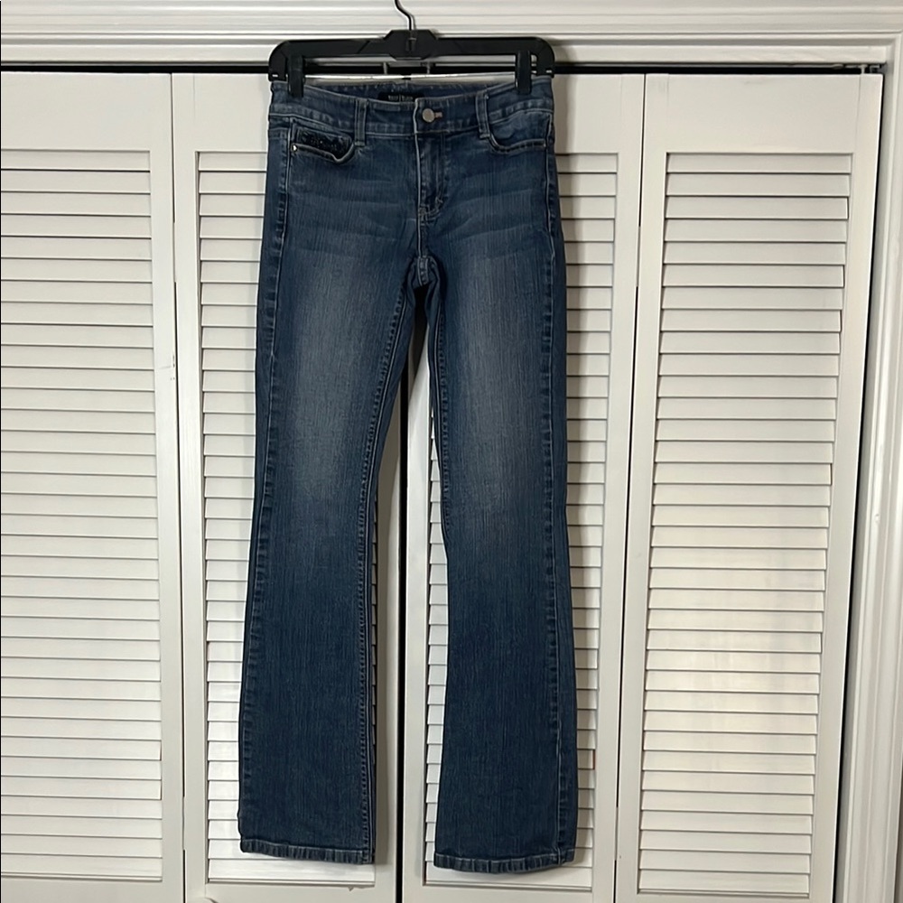 White House Black Market Blue Boot Cut Denim